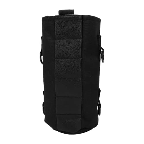 AMONIDA Magnetic Gym Bag Water Bottle Carrier with Shoulder Strap for Travel Fitness Black Polyester 1 Set — view 4