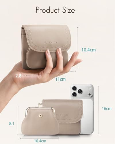 VLANDO 2-in-1 Travel Jewellery Pouch，Detachable Card Holder for Cash Cards — view 5