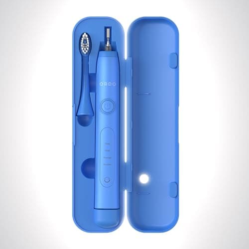 ORDO Sonic+ Toothbrush Travel Case, Portable USB Charging, Arctic Blue — view 4