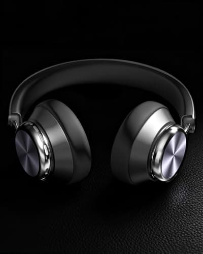 Wentronic Y03 Bluetooth Headphones Wireless Active Noise Cancelling Over Ear Headphones 48 Hours Playtime 6 EQ Music Mode High Sound Quality Headphones with Soft Ear Cushion - Grey — view 6