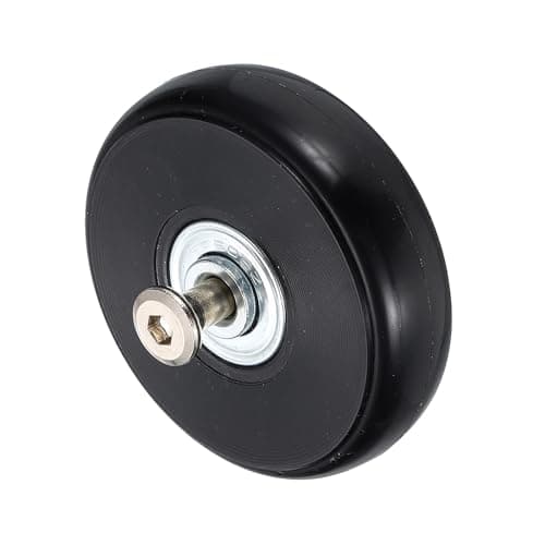 sourcing map Replacement Luggage Wheels 60x18mm Suitcase Wheel Repair Kits Include 2 PU Bearing Wheels & Washers, Wrenches & Axle Screw for Trolley Bag, Inline Skate and Caster Board — view 5