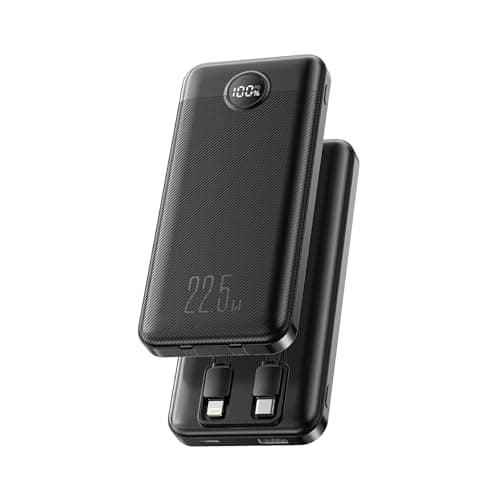 Power Bank 10000mAh, PD3.0 QC4.0, 22.5W Fast Charging PowerBank Portable Charger USB C Outputs & Inputs PowerBank With LCD Display For Smartphones, Smartwatches, Outdoor (10000mAh)