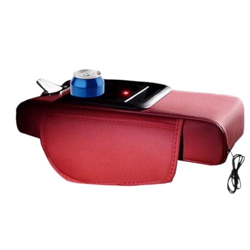 Car Center Console Organizer with Tissue Holder Projector Light