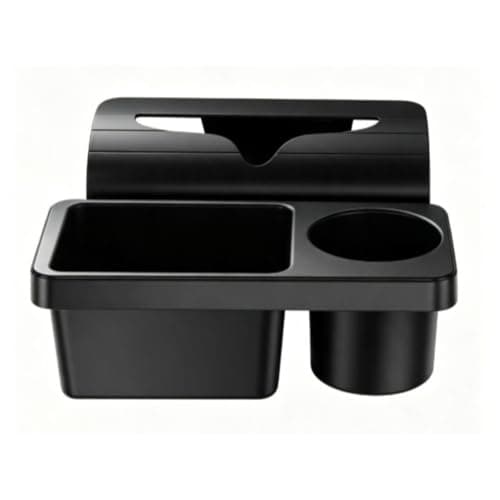 Tbest Car Window Cup Holder 9.06in Black Multi Slot Storage (Car Organizer)