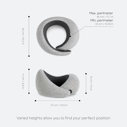 Ostrichpillow GO Travel Pillow, 360° Memory Foam support, Soft & Washable — view 4