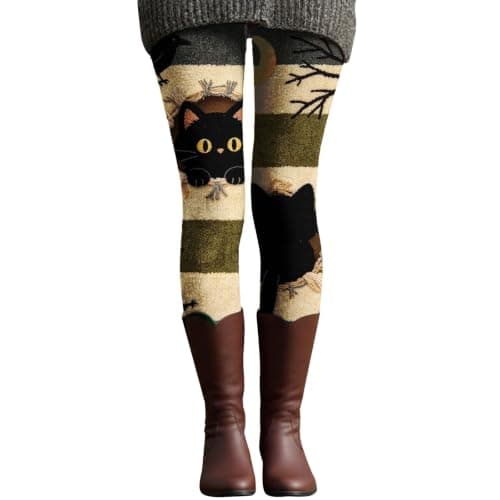 Cable Knit Tights Women - Thermal Leggings Women for Outdoor Wear Rose Gold