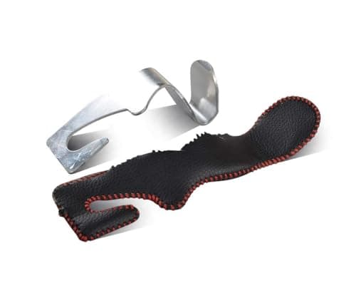 Car Hooks Universal Car Vehicle Back Seat Headrest Hanger Holder Hook Microfiber Leather & Stainless Steel for Bag Purse Cloth Drink Grocery (Black red)… — view 2