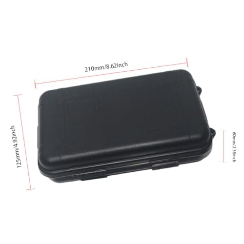 Outdoor Survival Box Container Sealed Box Waterproof XL (Black) — view 4