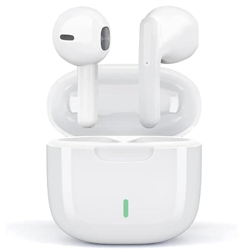 Wireless Earbuds, Wireless Headphones Bluetooth 5.3 Headphones 3D HiFi Stereo Noise Cancellation in-Ear Built-in Mic with Charging Case,IPX8 Waterproof for Work,Travel,Earphones for iPhone Android iOS