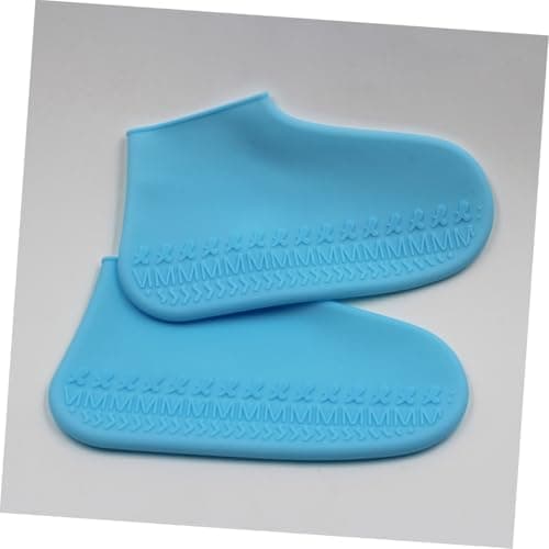 LOORGVEL Rainproof Shoe Covers Silicone Slip for Outdoor Adults Boys and Girls Travel Protection Shoes Cover — view 5