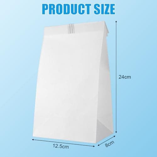 AOGOE Disposable Sick Bags, 18 Pack Disposable Travel Vomit Bags, Sealable Paper Vomit Bag, Leak Resistant Vomit Bags, Portable Sick Bag for Car Travel, Boat or Plane, Sick Bags for Kids Pregnancy — view 2