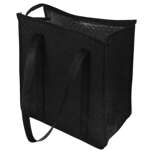 Veemoon Bag Time Aluminum Insulated Cooler with Lining Portable for Temperature Preservation Leakproof Thermal Tote Zippered Top Lunch Beer Festival Travel