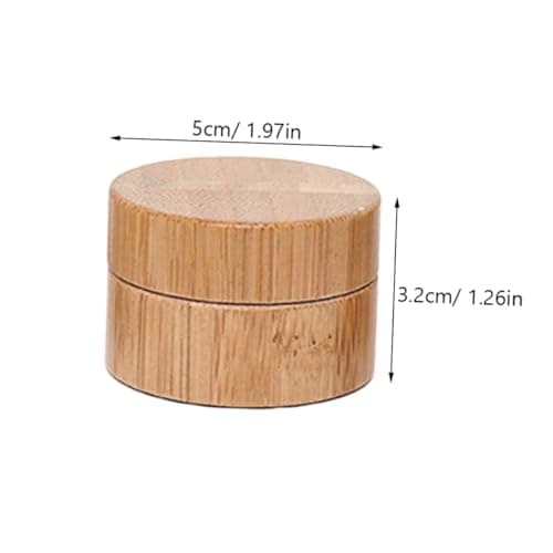 Bamboo Cream Jar Refillable Container 30g for Balms and Ointments — view 2
