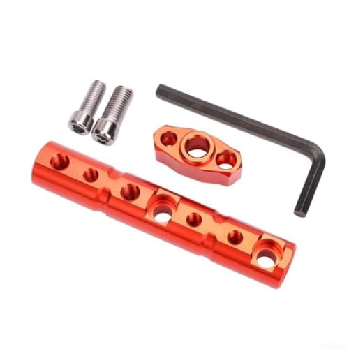 Motorcycle Mirror Mount Bracket for Camera Motorcycle Mirror(Orange)