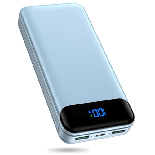 Enerwow Power Bank, 27000mAh Portable Charger PD3.0 QC4.0 Fast Charging, Battery Pack Phone Charger with USB C (In & Out), Powerbank with LED Display for iPhone, Huawei, Tablets