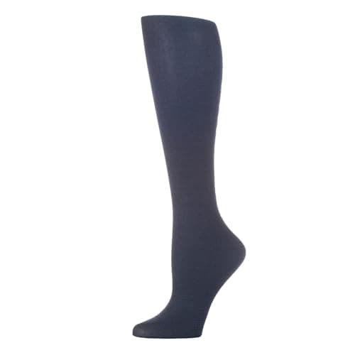Celeste Stein Therapeutic Graduated Compression Socks, Navy, 15-20 mmHg Queen Plus Calf