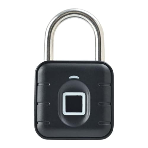 Chiyyak Rainproof Smart Biometric Fingerprint Lock Keyless Cabinet Door Lock, Durable Waterproof Small Lock for Handbags, Suitable for Multiple Fingers — view 4