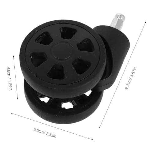 2pcs Luggage Wheel Repair Kit with 360 Degree Swivel Double Bearings — view 2