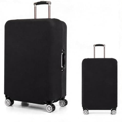 Suitcase Cover Luggage,26-28 Inch Black Elastic Suitcase Covers Protectors