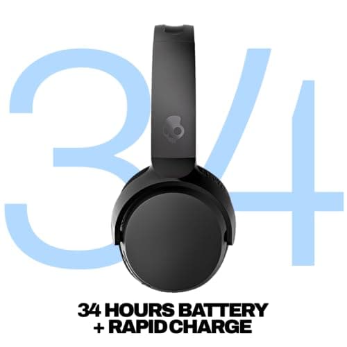 Skullcandy Riff Wireless 2 On-Ear Bluetooth Headphones - True Black — view 2