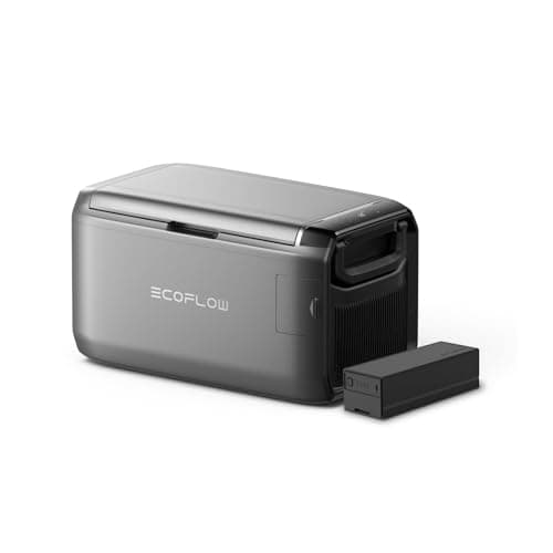 EF ECOFLOW 35L Portable Fridge Freezer, 298Wh Battery, AC/Solar/Car Powered