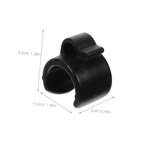 Mic Stand Cable Clips for Pole, 25mm Wire Diameter, 20 Pack — view 2