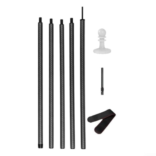 Carbon Fibre Tarp Poles for Camping Canopy Shelter Awning Tent Rod(2.4m)