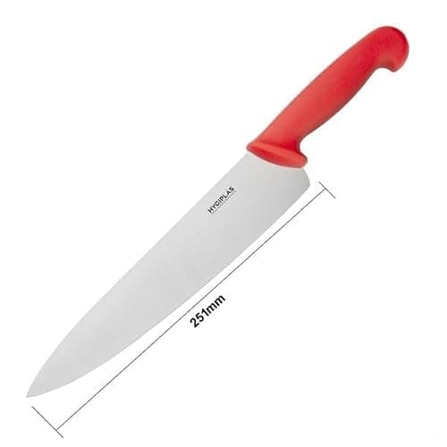 Hygiplas Stainless Steel Chef Knife 25cm, Red — view 2