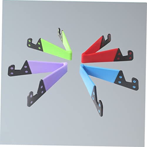jojofuny V Shape Phone Tablet Stand Holder Foldable Tpr 5 Pack — view 3