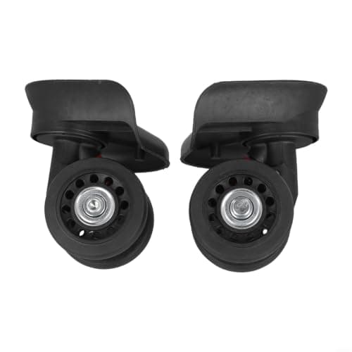 Suitcase Replacement Wheels 2 Pack Heavy Duty Luggage Wheel Repair Kit Silent Rolling Castors for Travel Trolley 55mm Diameter