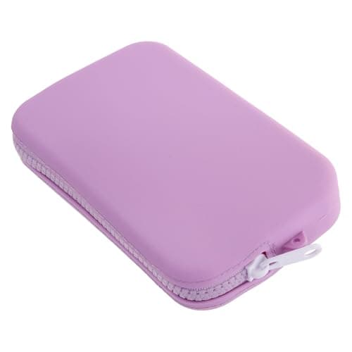 VALICLUD Beach Bag Storage Bag Cash Pouch Waterproof Portable Lavender for Phone and Cash Daily Use