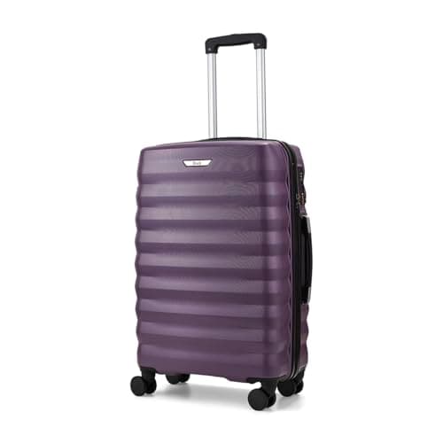 Rock Berlin Medium 59L Hard Shell Suitcase - Purple