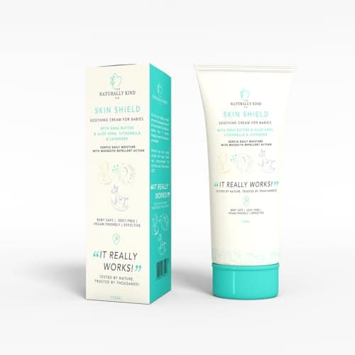 Skin Shield Baby Mosquito Repellent & Soothing Cream with Shea Butter & Aloe Vera – Natural Insect Repellent for Babies & Kids – DEET-Free Baby-Safe Formula – 100ml — view 3