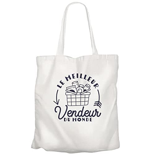 Fabulous Large Shopping Bag Beach Student The Best Seller Of The World Shop, Walking Shop, white, One Size
