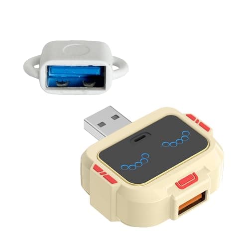 Voice Command Switches Double Port USB Type C to USB Converter for Low Voltages Gadgets Appliances English Voice Controlled Switches