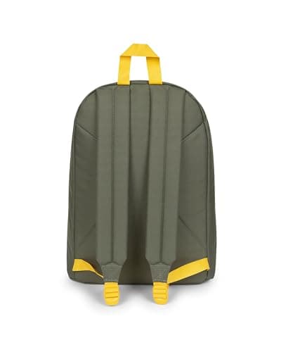 Eastpak Out of Office Backpack 27L (44 x 29.5 x 22 cm), Laptop Backpack 13-15", Durable Water-Resistant School & Work Daypack with Padded Straps - Kontrast Khaki Yellow — view 3