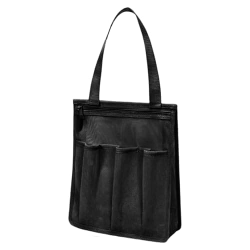 micherr Portable Meshes Shower Bag for Beach Gym Travel Ventilated Bath Storage Organizers with Hanging Hook — view 3