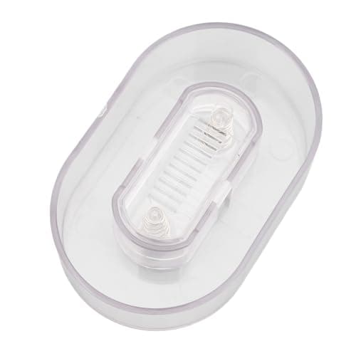Naroote Push Beard Cleaner Agent, Chin Cutter Portable Size Water Saving for Use on Travel (Transparent)