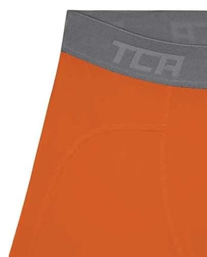 TCA Men's Pro Performance Compression Base Layer Thermal Under Shorts - Orange, XL — view 3