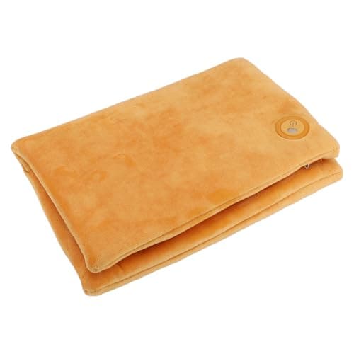 Cocoarm Electric Hand Warmer, Velvet Electric Hand Warmer Pouch with 3 Temperature Modes, 3 Second Heating, Foldable Bag for Winter Outdoor Work Study Travel (Orange) — view 3