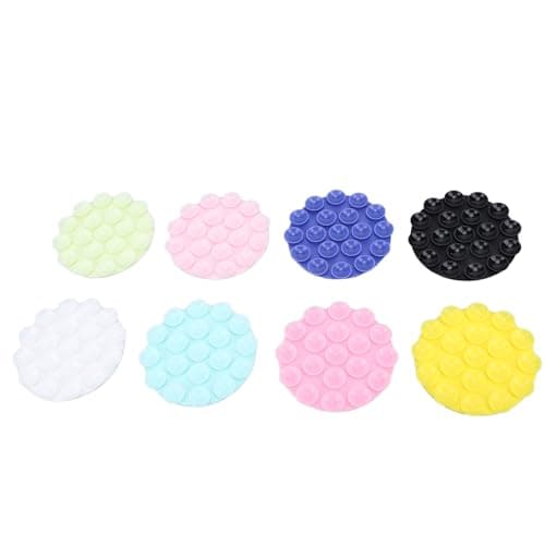 Jiawu Silicone Suction Cup Phone Case Mount, 19 Suction Cups Secure Grip Double Side Adhesion Cup Phone Case Mount, Silicone with 8 Pieces Set Eco — view 5