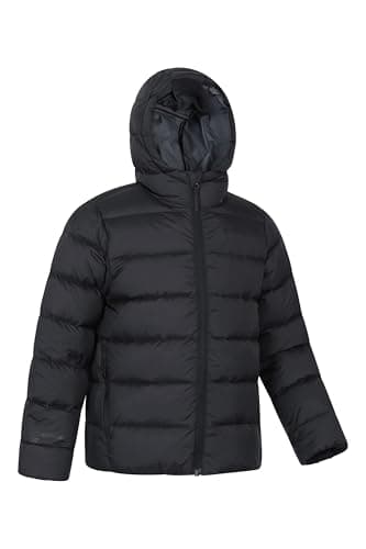 Mountain Warehouse Stratus Extreme Kids Packable Down Jacket Black Kids Size 7-8 Years — view 2