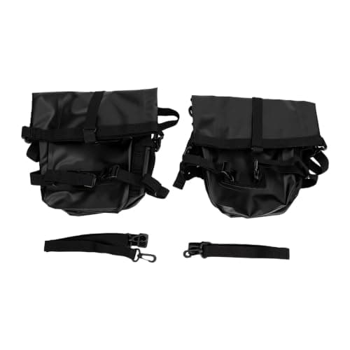 Ejoyous Motorcycle Crash Bar Bag 8L 840D TPU Storage (Black) — view 5