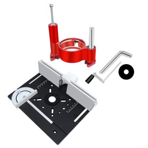Router Lift Base Aluminium Alloy 47mm Travel Stainless Steel — view 2