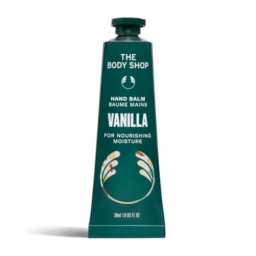 The Body Shop Vanilla Hand Balm, Hydrating Shea Hand Cream, 30ml