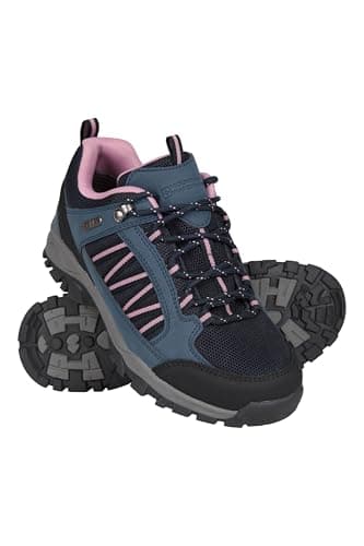 Mountain Warehouse Path Womens Outdoor Walking Shoes Navy 6 — view 2