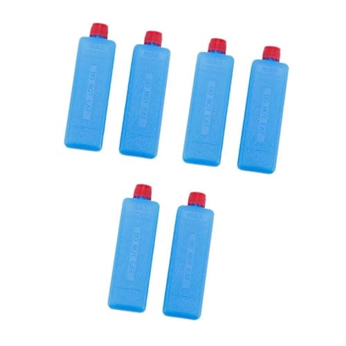6 Pack Reusable Ice Packs for Coolers - Long Lasting PETG Ice Blocks for Picnics, BBQ, Fishing & Outdoor Camping - Leak Proof & Portable — view 3