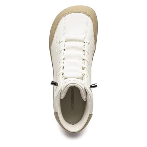 HOBIBEAR Barefoot Minimalist Shoes Womens Mens Zero Drop Wide Toe Box Waterproof Outdoor Hiking Walking Comfortable Trail Running Sneaker Beige Brown — view 4
