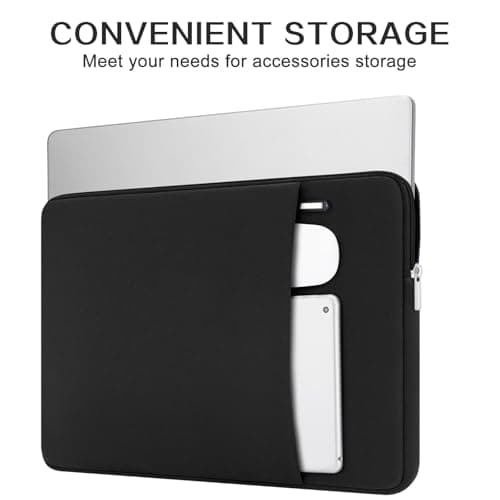 RAINYEAR Laptop Sleeve with Small Bag for 15.4” MacBook Pro, 15" Notebook — view 2