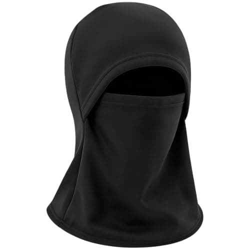 Ehuixinsheng Winter Thick Thermal Mask,Black Fleece Neck Warmer Gaiter